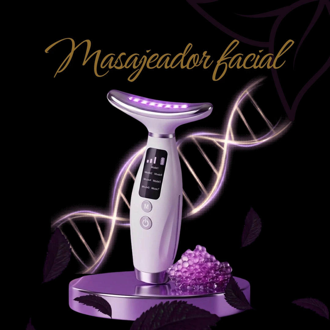 Masajeador Facial Luz Led