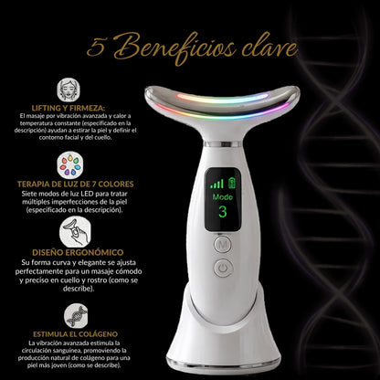 Masajeador Facial Luz Led