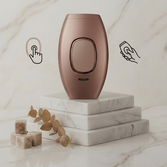 Depiladora IPL Blanco y Rosa